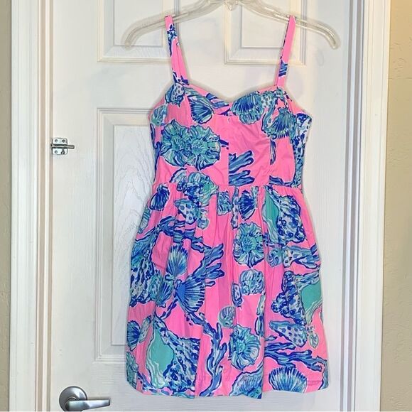 Lilly Pulitzer Ardleigh Dress Pink Pout Size 8 - Picture 12 of 13